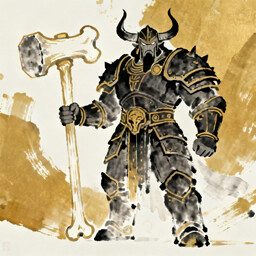 Defeat Bone-crushing Hammer General achievement icon for Eternal Sword Tomb