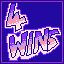 '4 wins!' achievement icon