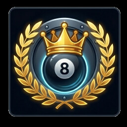 Tournament Victor achievement icon for 8 Ball Pro Online