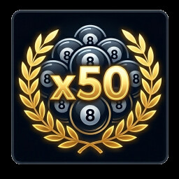 Pool Shark achievement icon for 8 Ball Pro Online