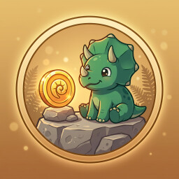 Golden Touch achievement icon for Dinosaurium
