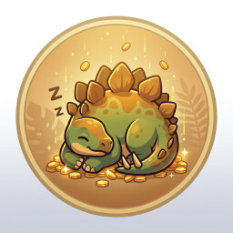 Passive Income achievement icon for Dinosaurium