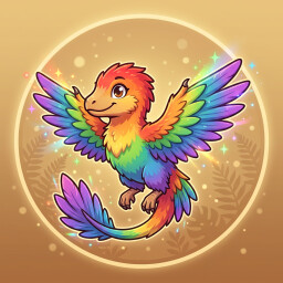 Rainbow Hunter achievement icon for Dinosaurium