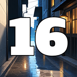 Icon for 16 level completed