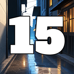 Icon for 15 level completed