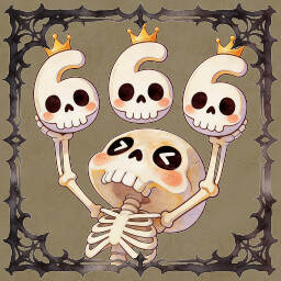 Demon's Lucky Number achievement icon for Mammon’s Wager