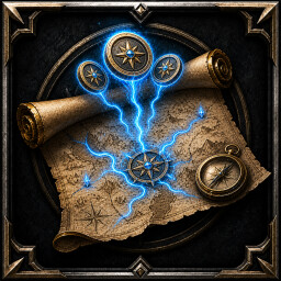 Hungry Cartographer achievement icon for Cromania