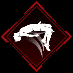 High Jump Legend achievement icon for Track Star