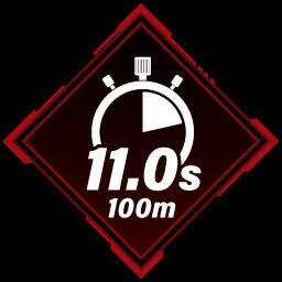 Sprint Legend achievement icon for Track Star
