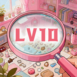 Item Finder Level 10 achievement icon for Hidden Girls