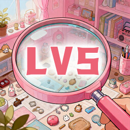Item Finder Level 5 achievement icon for Hidden Girls
