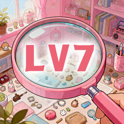 Item Finder Level 7 achievement icon for Hidden Girls