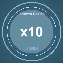 Shrewd Dealer achievement icon for SkyChart: Airline Executive