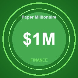 Paper Millionaire achievement icon for SkyChart: Airline Executive