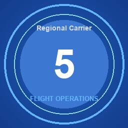 Regional Carrier achievement icon for SkyChart: Airline Executive