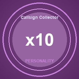 Callsign Collector achievement icon for SkyChart: Airline Executive