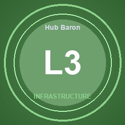 Hub Baron achievement icon for SkyChart: Airline Executive