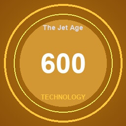 The Jet Age achievement icon for SkyChart: Airline Executive