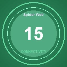 Spider Web achievement icon for SkyChart: Airline Executive