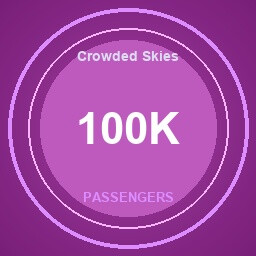 Crowded Skies achievement icon for SkyChart: Airline Executive
