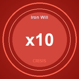 Iron Will achievement icon for SkyChart: Airline Executive