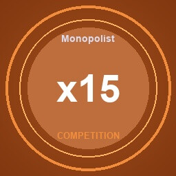 Monopolist achievement icon for SkyChart: Airline Executive