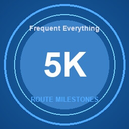 Frequent Everything achievement icon for SkyChart: Airline Executive