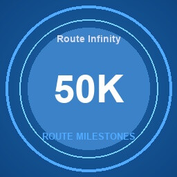 Route Infinity achievement icon for SkyChart: Airline Executive