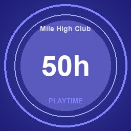 Mile High Club achievement icon for SkyChart: Airline Executive