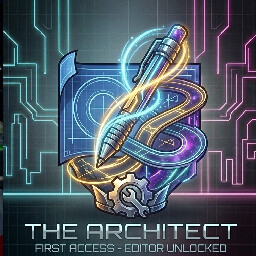 The Architect achievement icon for VORTEX-G: Anti-Gravity Racing & Track Editor