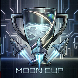 Moon Cup achievement icon for VORTEX-G: Anti-Gravity Racing & Track Editor