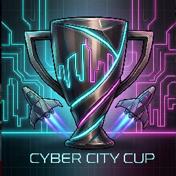 Cyber City Cup achievement icon for VORTEX-G: Anti-Gravity Racing & Track Editor