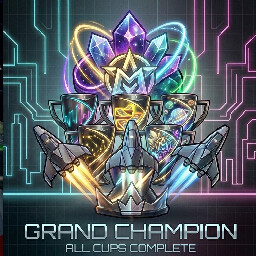Grand Champion achievement icon for VORTEX-G: Anti-Gravity Racing & Track Editor
