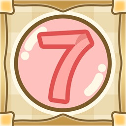 Lucky Seven achievement icon for Suika Game