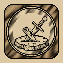 The Broken Sword achievement icon for The Iron and the Oath