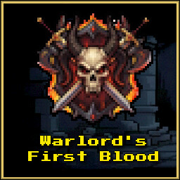 Warlord's First Blood achievement icon for Idle Knight