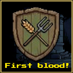 Farmer's First Blood achievement icon for Idle Knight