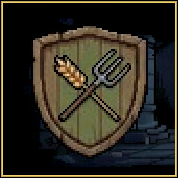 Farmer achievement icon for Idle Knight