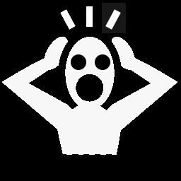 First Screamer achievement icon for The Rake Sees You
