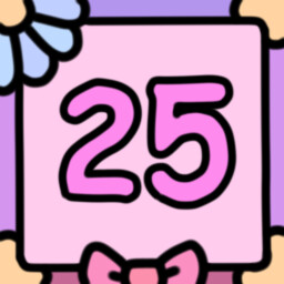 Twenty-five cats achievement icon for FIND KITTENS 11: Dollhouse
