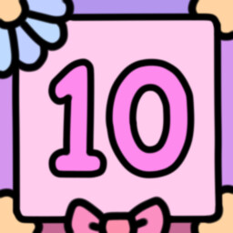 Ten cats achievement icon for FIND KITTENS 11: Dollhouse