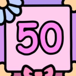 Fifty cats achievement icon for FIND KITTENS 11: Dollhouse