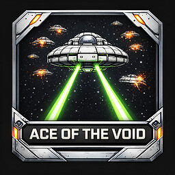 Ace of the Void achievement icon for Invaders Evolutions