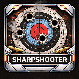 Sharp Shooter achievement icon for Invaders Evolutions