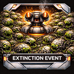 Extinction Event achievement icon for Invaders Evolutions