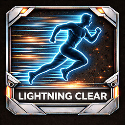 Lightning Clear achievement icon for Invaders Evolutions