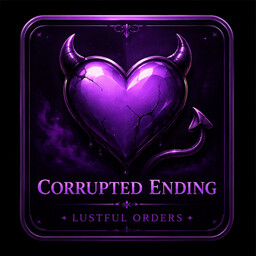 Corrupted Ending achievement icon for NTR Tales - Lustful Orders