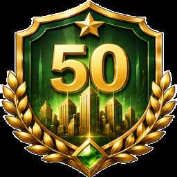 百强企业 achievement icon for Company Rising