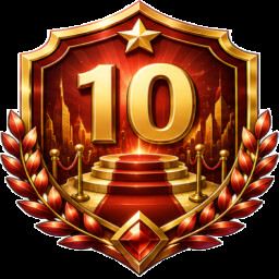 十强企业 achievement icon for Company Rising