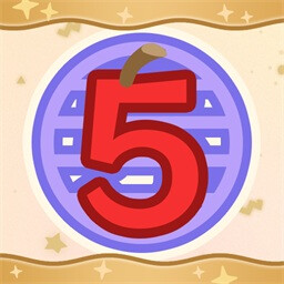 High Five achievement icon for Suika Game Planet